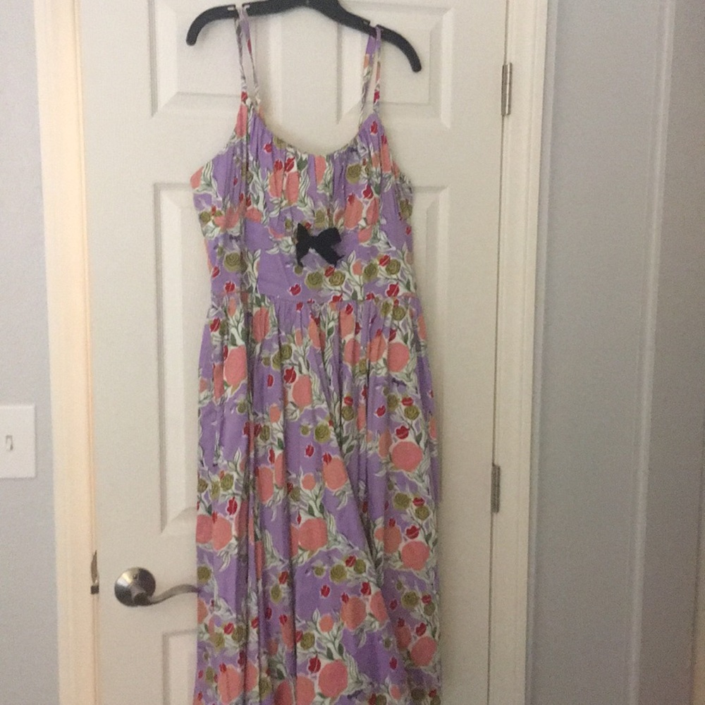 Rose pink pinup couture dress